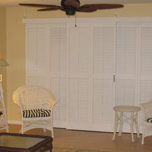 Rolling Shutters for patio doors for a Closet